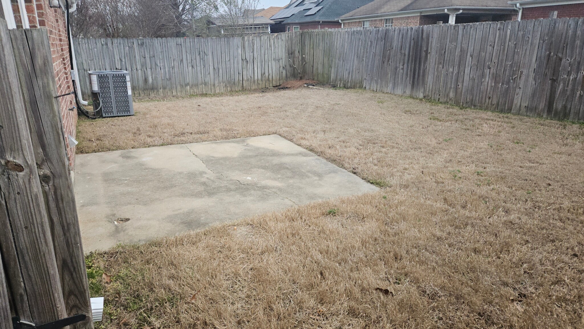 Fenced backyard - 8382 Regal Bend Dr