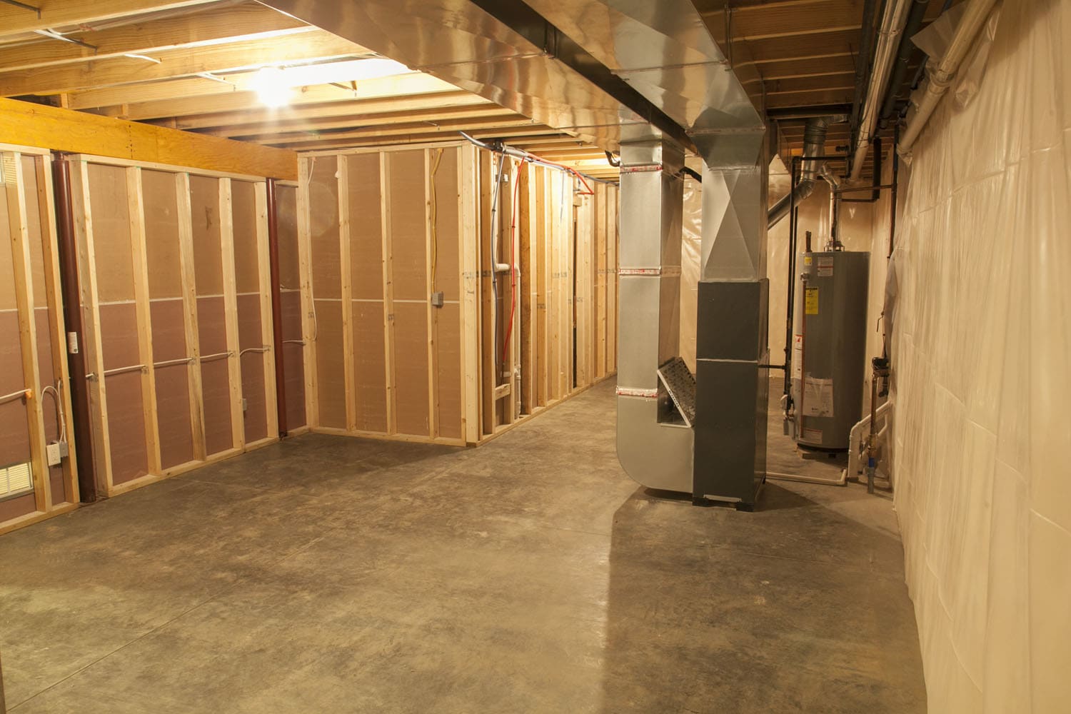 Unfinished Basement Area - 3612 Chardonnay Ct