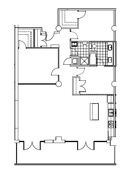 2BR/2BA - Chesapeake Lofts