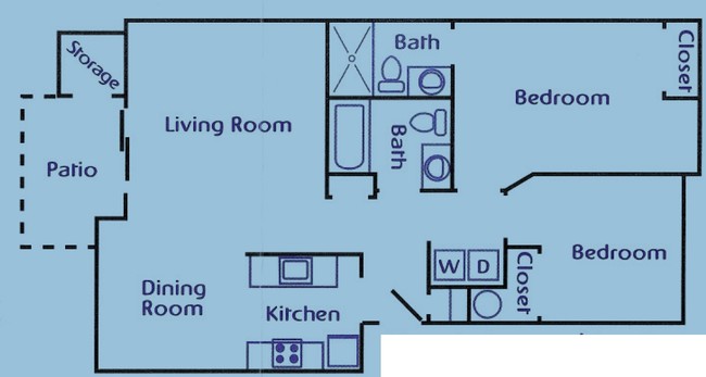 2BR/2BA - Boulder Creek Apartments