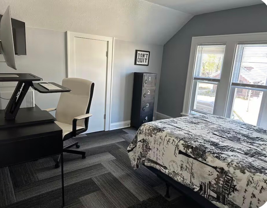 Bedroom 2 w/Workspace - 1719 Post Ave