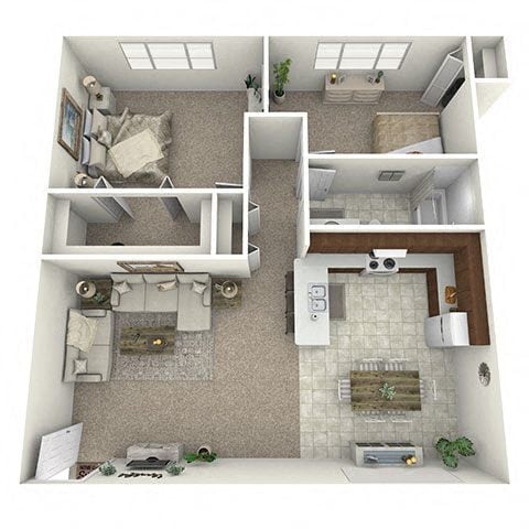 Floorplan - Partridge Run Apartments