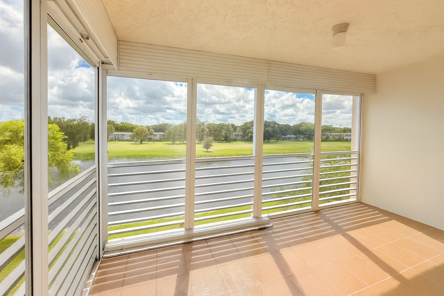 Balcony - Lake and Golf View - 4030 W Palm Aire Dr