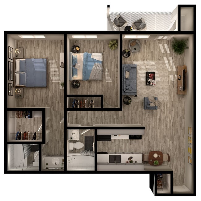 Floorplan - Agave Apartments