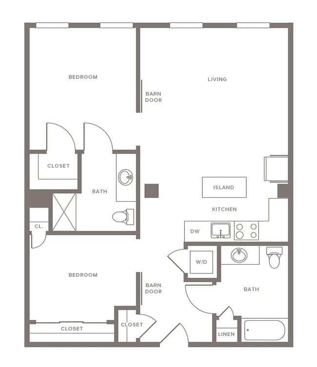 B05 - Two Bedroom - Modera Lofts