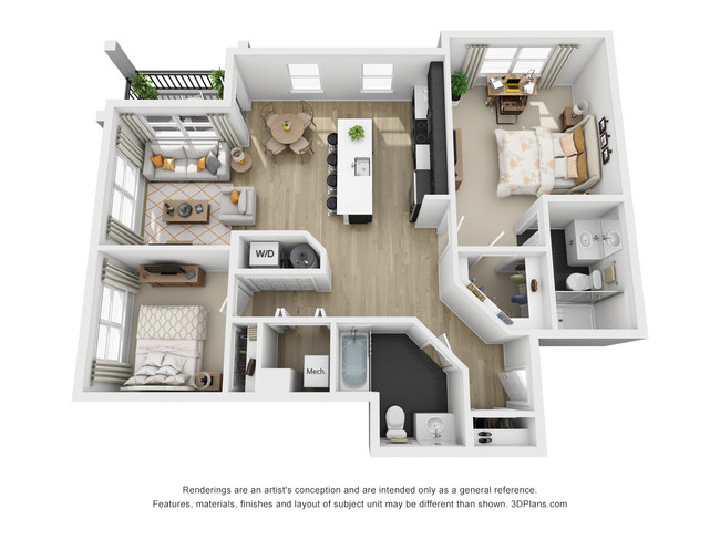 Floorplan - Excelsior Park Apartments