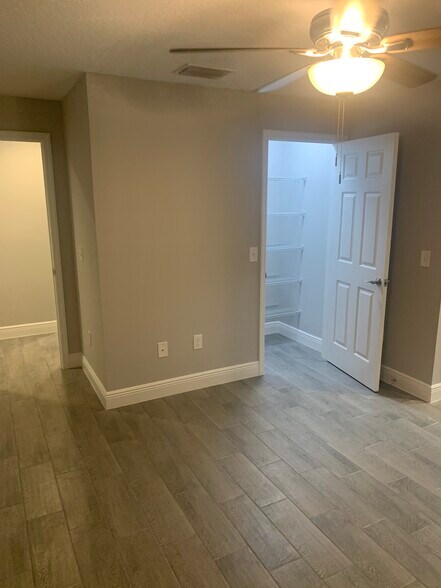 Master bedroom with linen closet - 2107 Waitman Ave