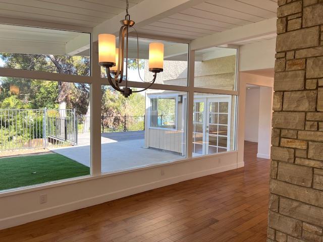 View of backyard from dining room - 2812 Anchor Ave