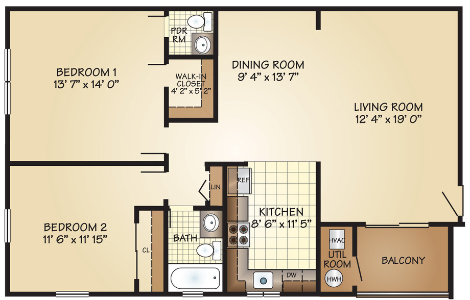Interior Photo - Hillside Garden Apartments