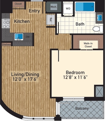 Floorplan - 425 Mass