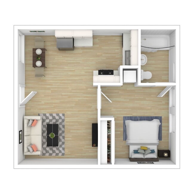 Floorplan - The Parc at 1300