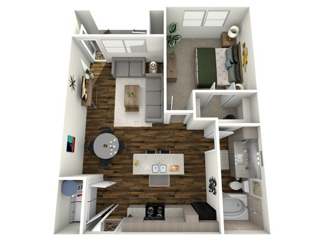 A1 Floorplan - The Broadway