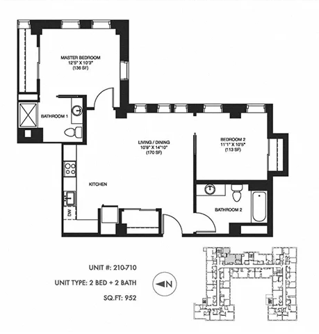 Floorplan - Somerset Place Apartments