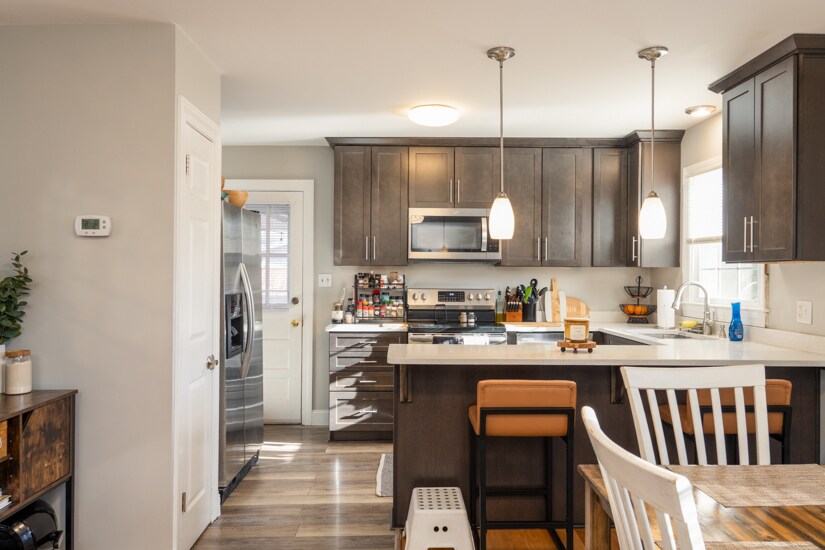Looking into Kitchen from Dining Room - 621 Broadview Dr