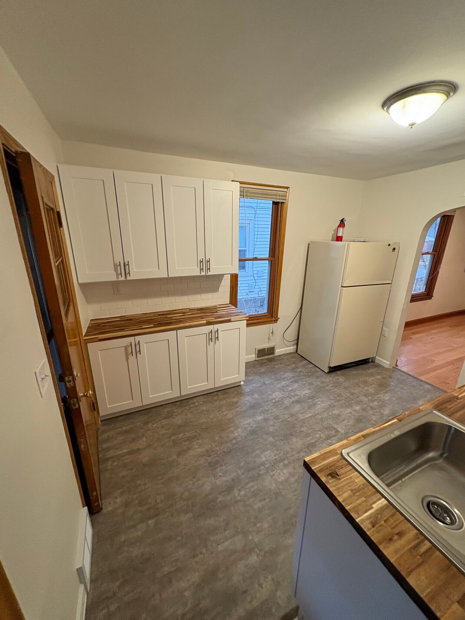 Kitchen from Bathroom lower unit - 1202 Buchanan St NE