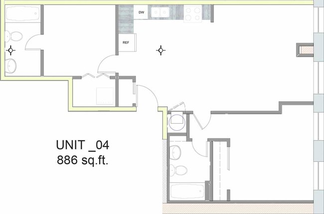 Floorplan - Canal Bank Apartments