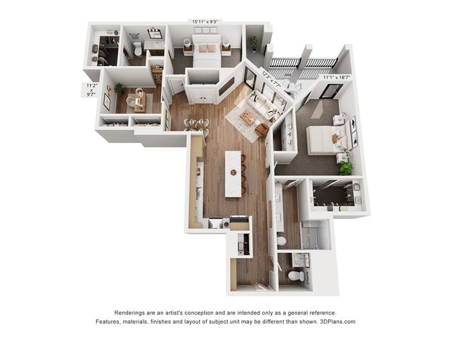 Floorplan - 2800 Taylor