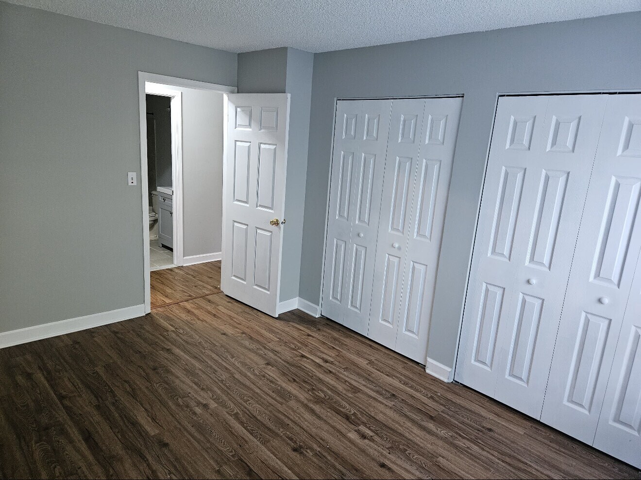 Secondary bedroom, view of closets - 53 Juniper Way
