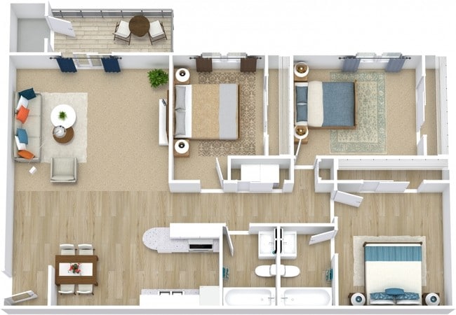 Floorplan - The Wilder Apartments