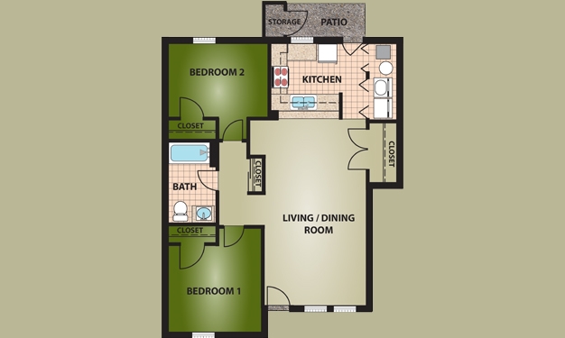 2BR/1BA - Marsh Run