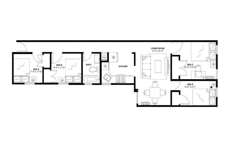 Building Photo - Room in Shared 4 bed/1 bath home