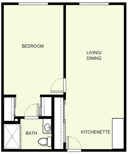 1BR/1BA - The Lodge at White Bear