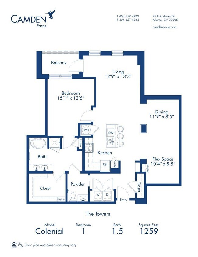 Floorplan - Camden Paces