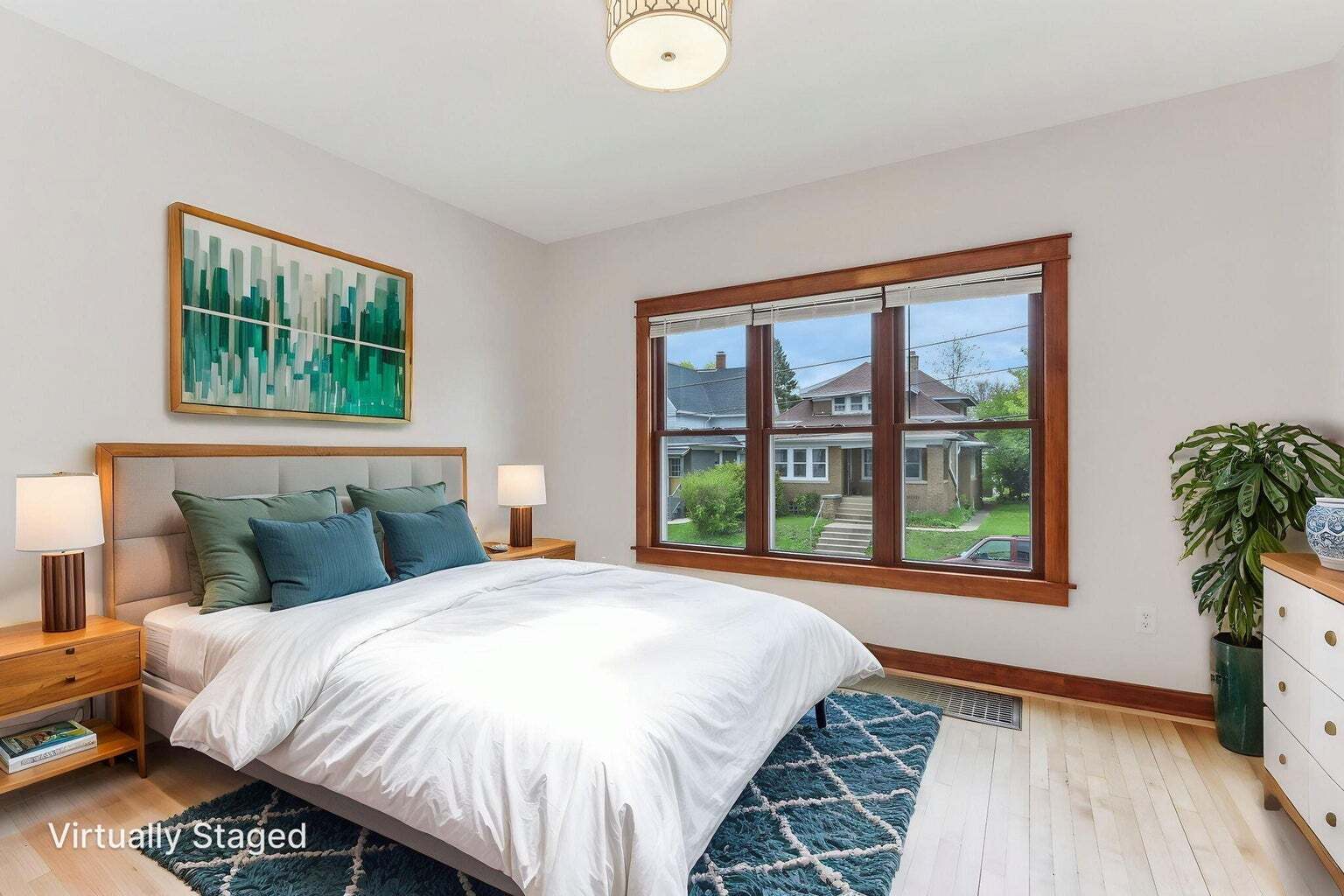 Bedroom 1 Staged - 351 E Deer Pl