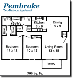 Floorplan - Harrisburg Square Apartments