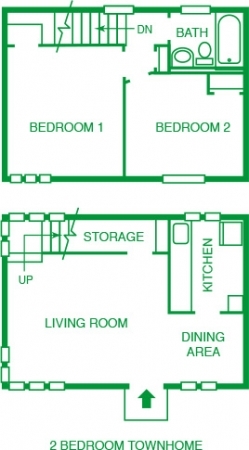 2BR/1BA - Greenville on 141 Apartments & Townhomes