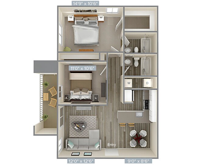 Floorplan - Avalon La Jolla Colony