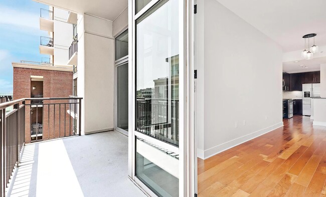 Living Room entry to Terrace - 140 W Franklin St