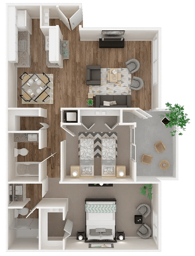 Floorplan - Glenbrook Apartments