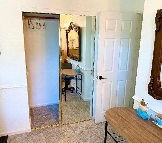 Closet with sliding mirror - 372 Chaucer Dr