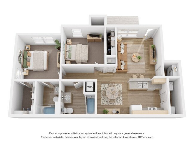 Floorplan - Lakewood Terrace Apartments