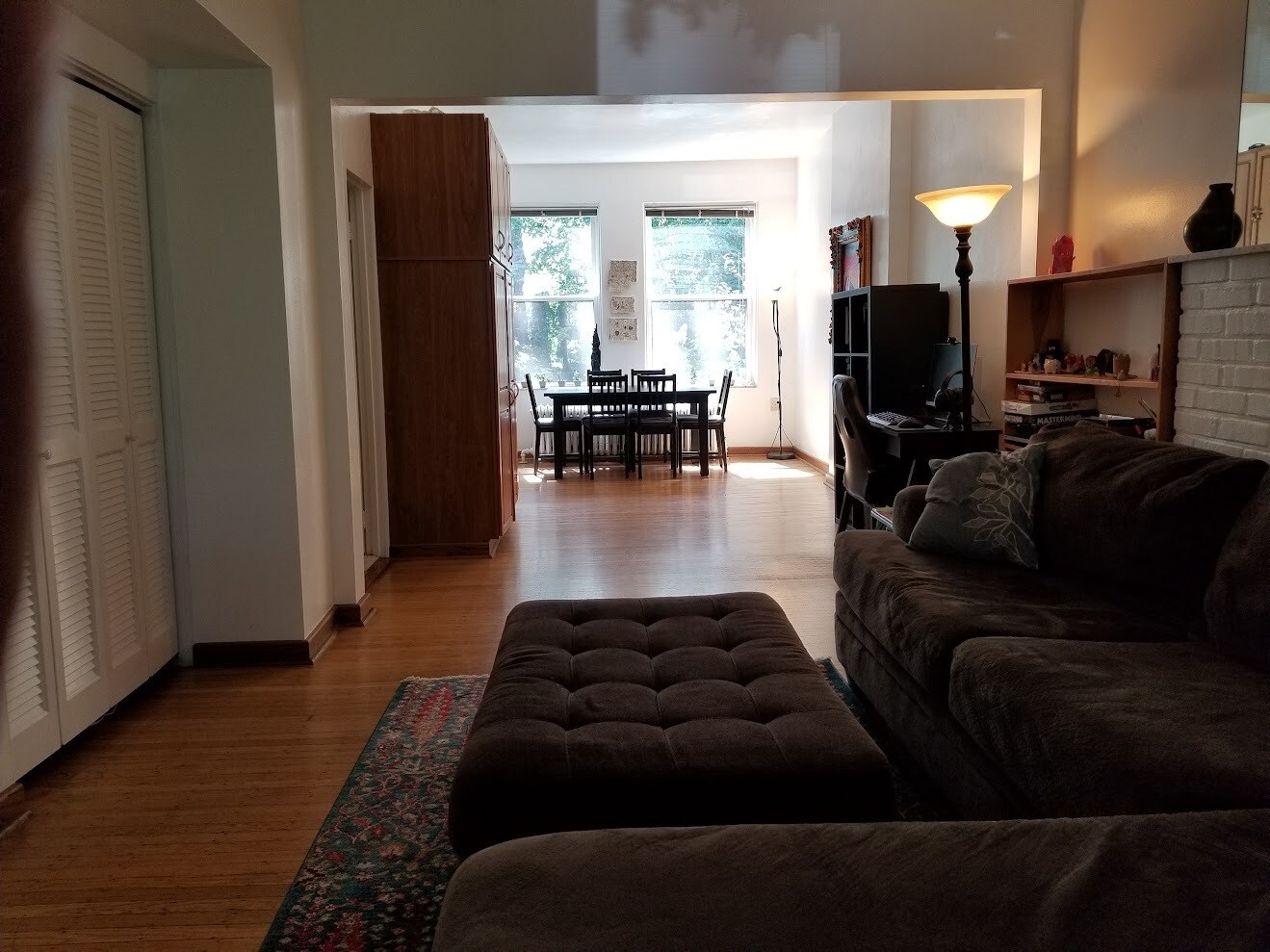View from living to dining room - 1814 Shady Ave