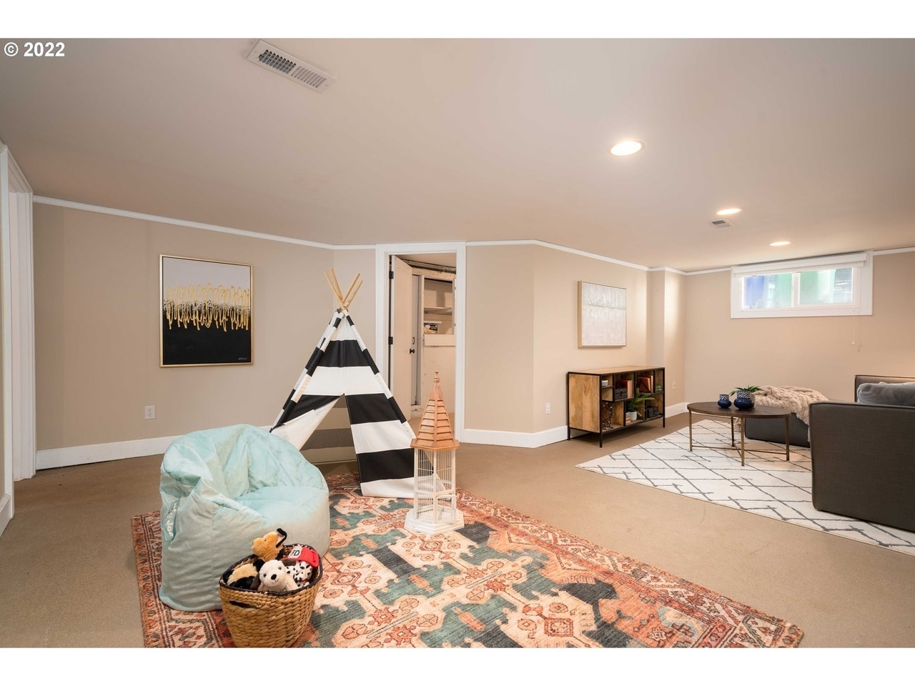 Partially finished basement - 2605 NE 35th Ave