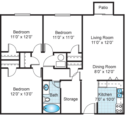 3BR/1BA - Beechwood Villas