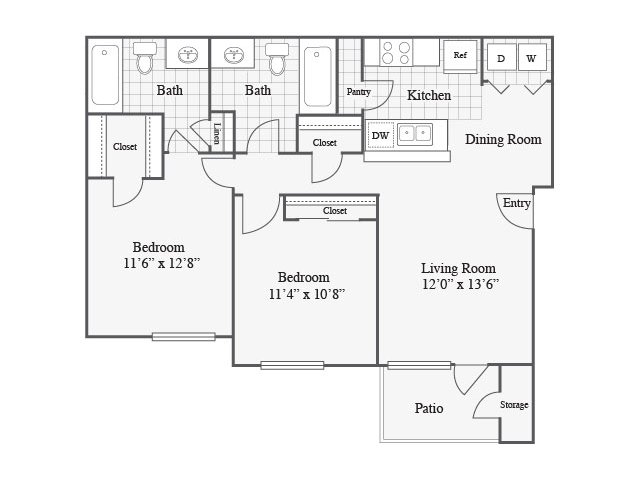 Floorplan - Radius at The Domain