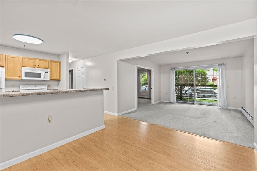 Dining Room Into Kitchen and Living Room - 340 Hildred Dr