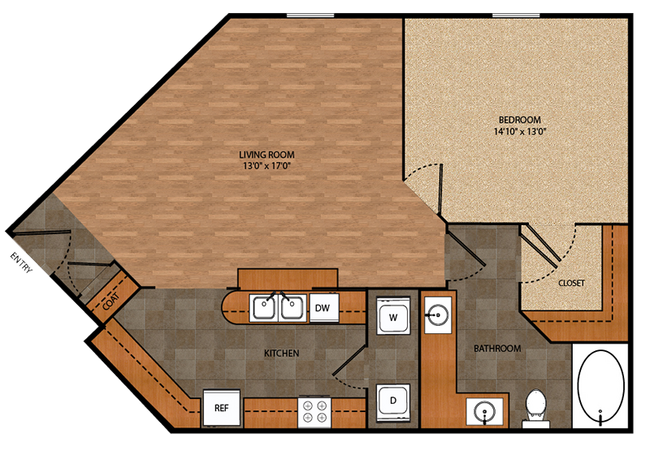 Floorplan - Bell Tower Flats