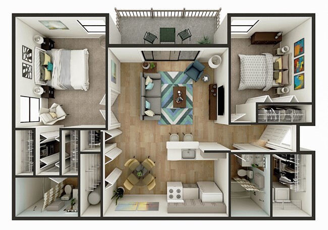 Floorplan - Sanford Landing Apartments