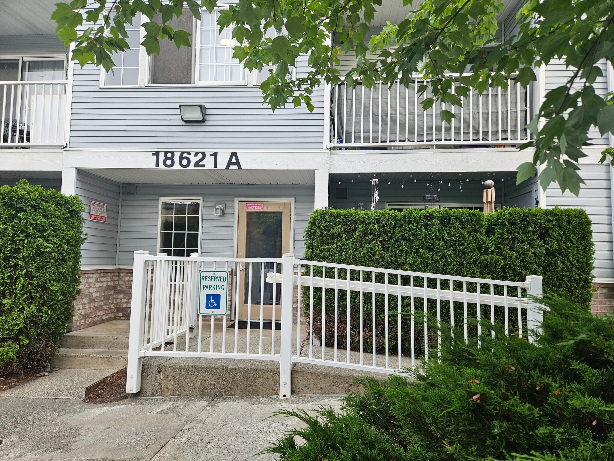 One of two entrances - 18621 Blueberry Ln