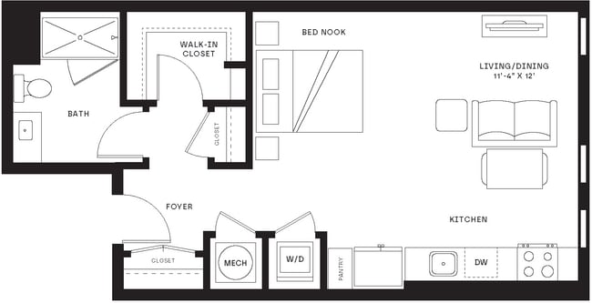 Floorplan - St. Albans Lofts