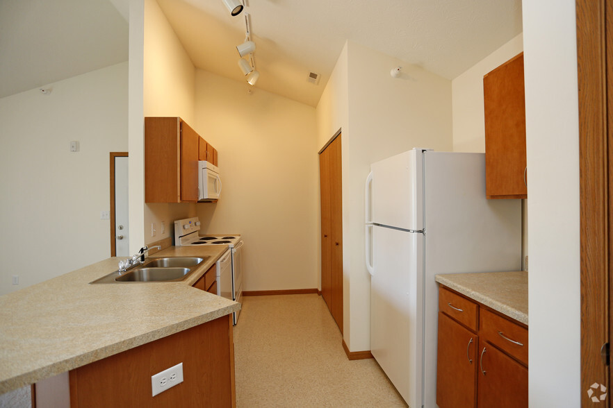 1BR, 1BA - 808SF - Kitchen - Southern Winds