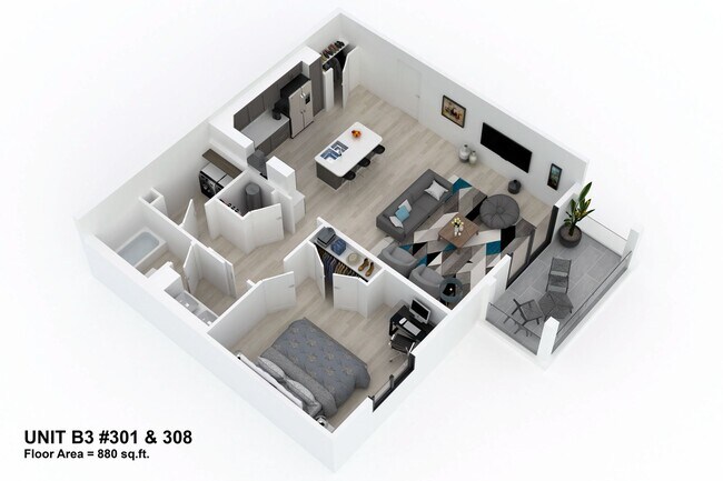 Interior Photo - The Flats at Westbury