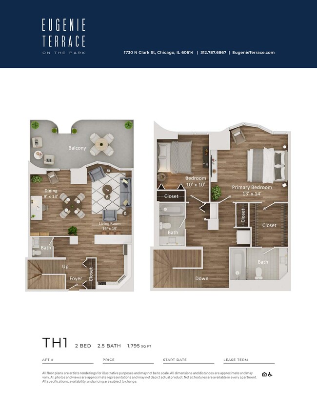 Floorplan - Eugenie Terrace on the Park