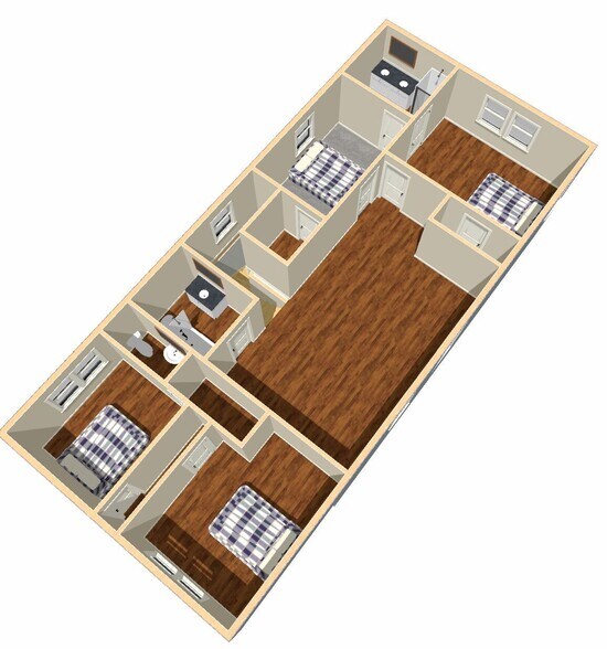 upper level floor plan - 119 Fyfer Pl