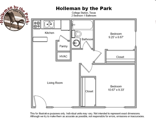 2BR/1BA - Holleman by the Park