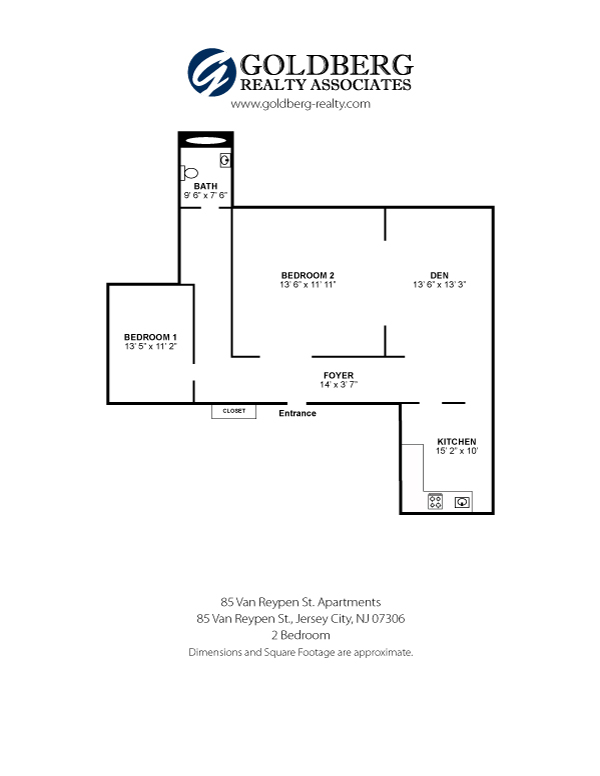 Floorplan - 85 Van Reypen Street Apts